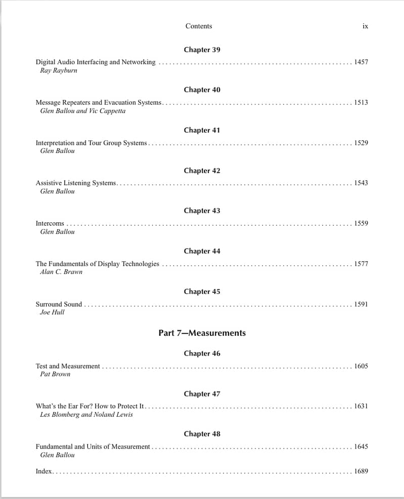 Handbook for Sound Engineers 4th Edition by Glen Ballou (eBook) 7