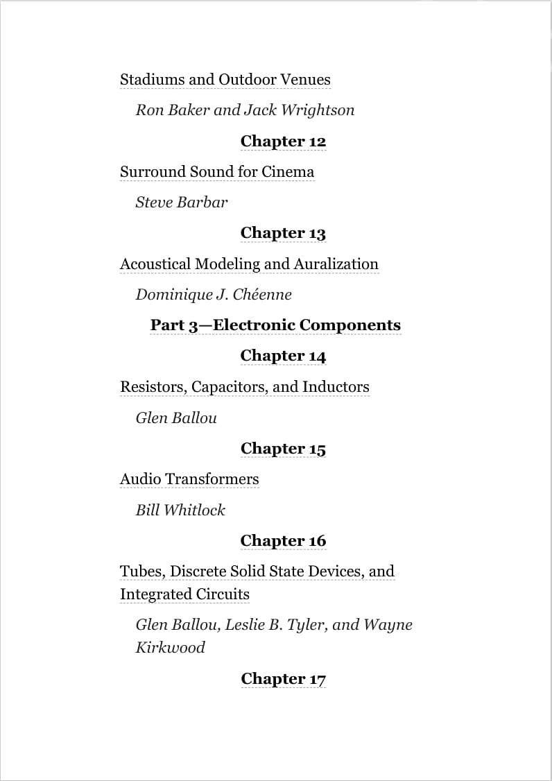 Handbook for Sound Engineers 5th edition by Glen Ballou (eBook) 6