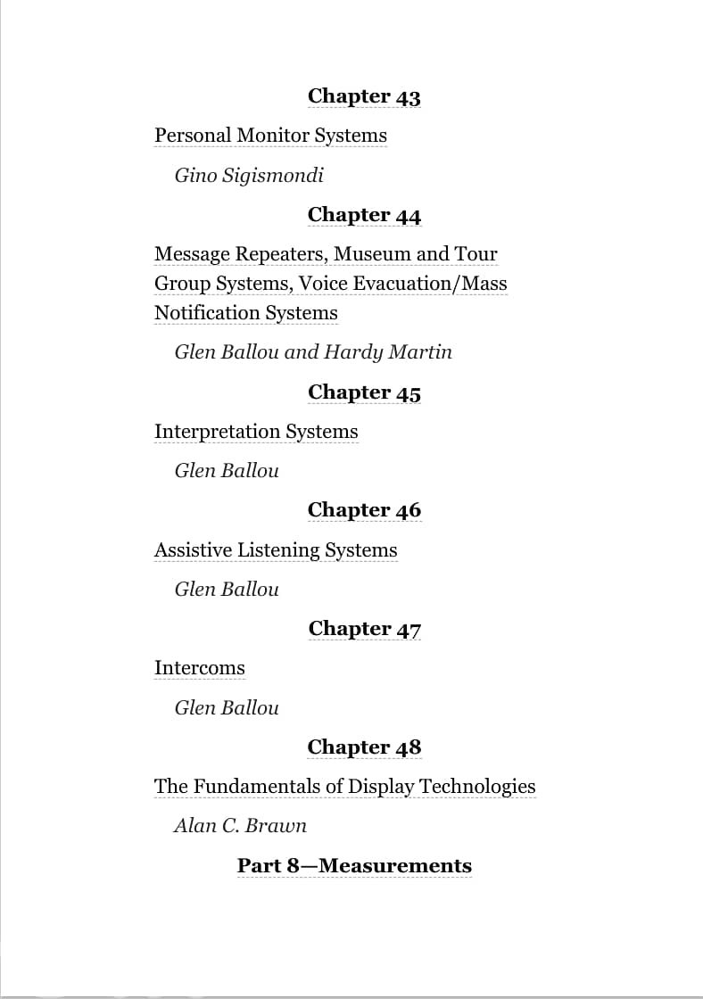 Handbook for Sound Engineers 5th edition by Glen Ballou (eBook) 11