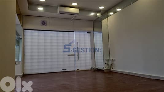 Shop with new lighting For Rent In Badaro  / محل للاجار في بدارو