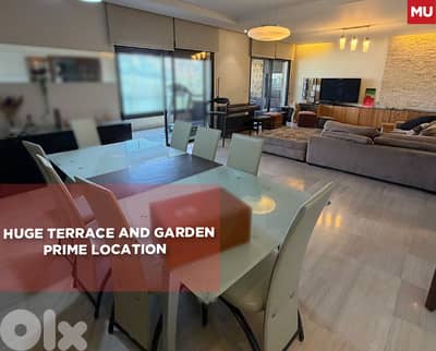 Huge terrace and garden ,Prime location , Hazmieh/ حازميه REF#MU134893