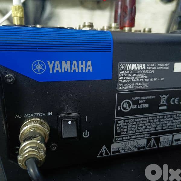 Yamaha mixer mg10xuf 3