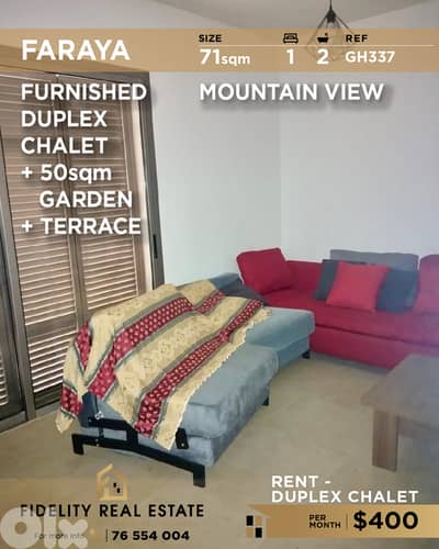 Chalet for rent in Faraya  GH337 شاليه  للإيجار في فاريا