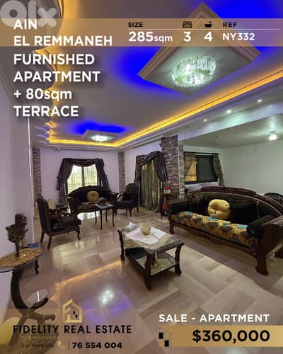 Apartment for sale in Ain El Remmaneh NY332 شقة للبيع في عين الرمانة،