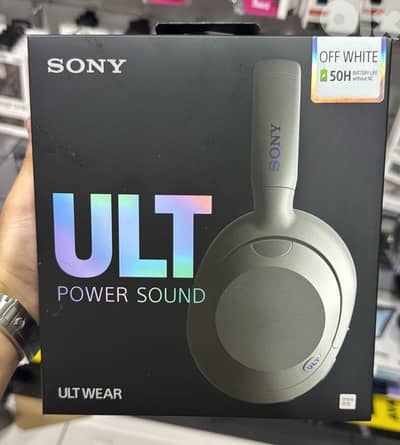 Sony Wh-Ult-900 Wireless Over-Ear Noise-Canceling Headphones Off white