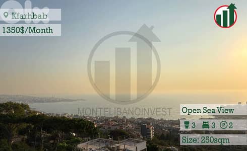 Fully Furnished Apartment for Rent in Kfarhbab !!