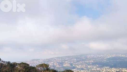 Duplex in Douar, Metn with Full Panoramic Sea and Mountain View