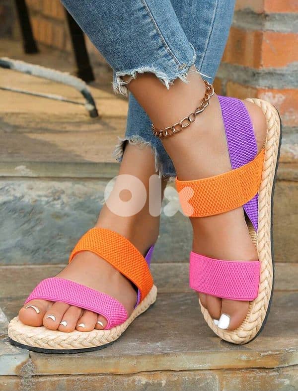 New Summer Fashionable Anti-Slip Woman Flat Sandal 4