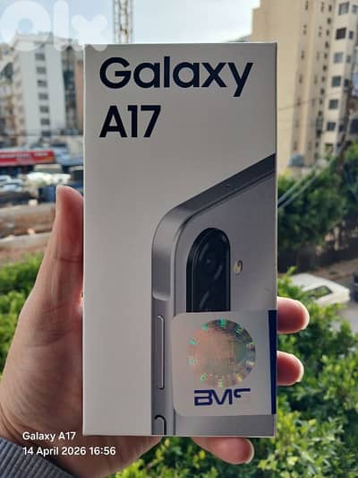 galaxy A17 ram 8 256 open box