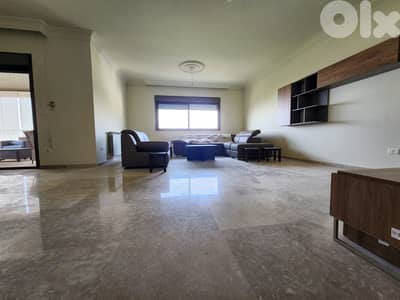 180 SQM Furnished Apartment in Baabdat + Sea/Mountain View & TERRACE