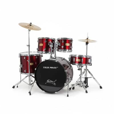Tiger Drums Set 5PCS (Drum Bench Included)