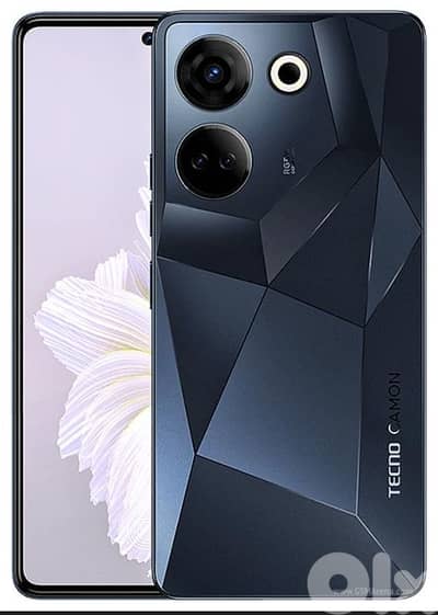 TECNO CAMON 20 PRO USED CRACKED SCREEN AND BACK GLASS