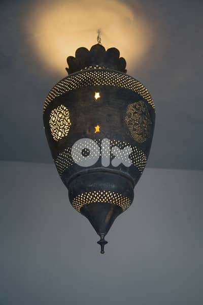 morrocon large bronze lantern