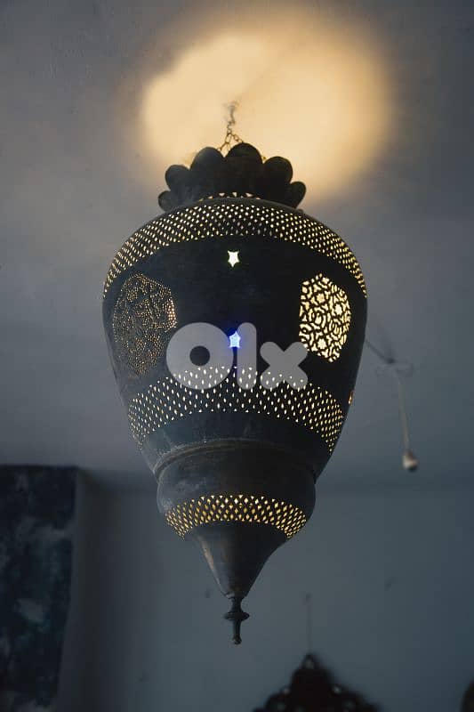 morrocon large bronze lantern 1