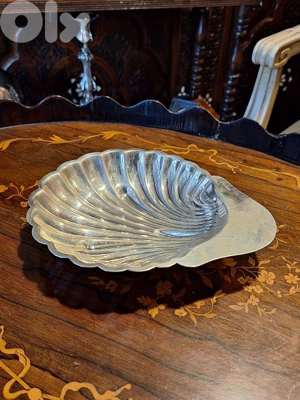 christofle france shell shaped plate 1