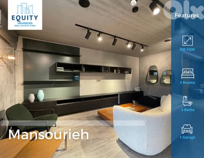 Furnished 200 SQM Apartment For Sale In Mansourieh شقة للبيع #HH28651