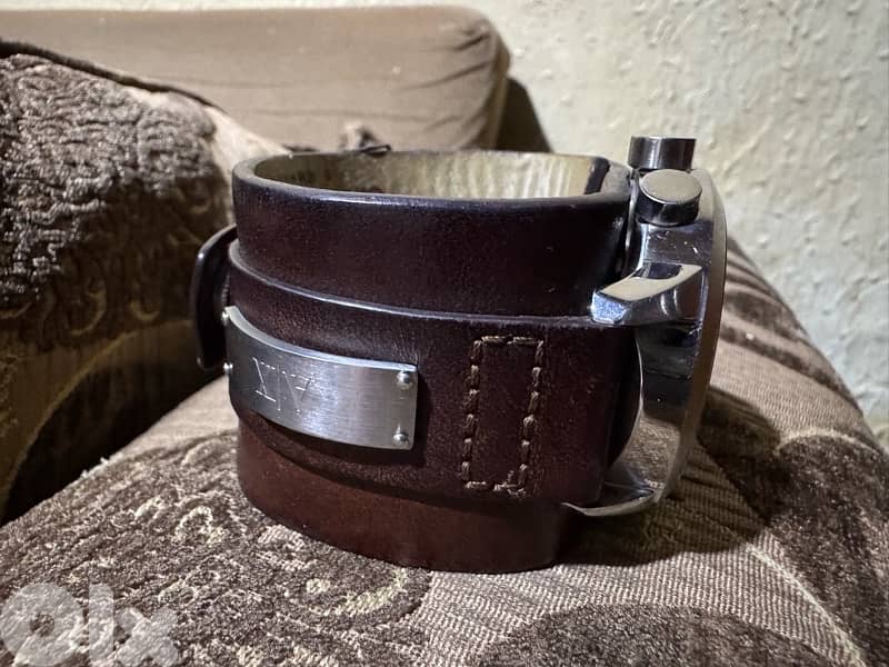 A|X ARMANI EXCHANGE WATCH CRHONOGRAF ORIGINAL WATCH WITH A WIDE BROWN 2