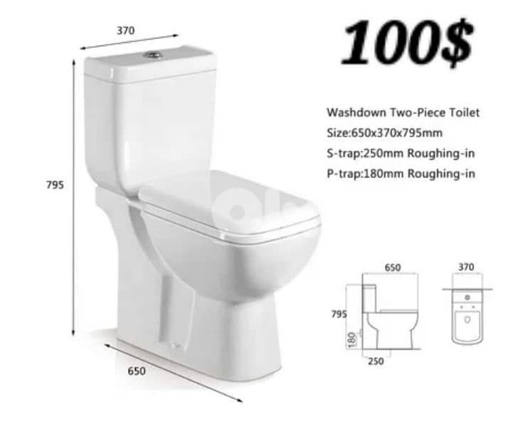 Bathroom toilet seats and toilet sets (TOYO). كراسي حمام وأطقم حمام 2