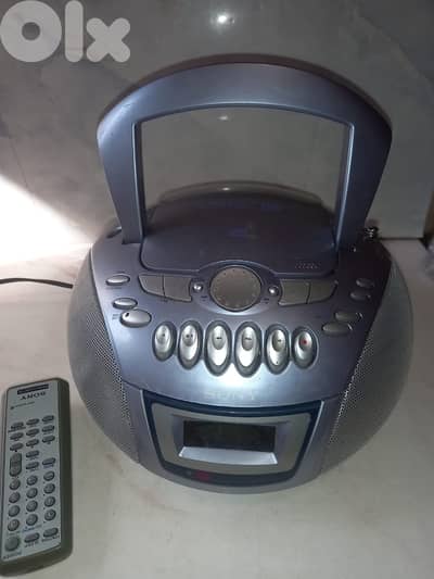Sony portable Radio cassette and cd player plus remote