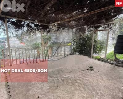 GARDEN/TERRACE/Ain El Rihaneh/عين الريحانه/Solar panel/ REF#NF01795 !