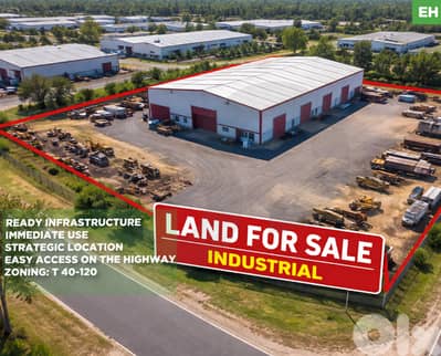 Industrial property/Nahr El Mott/ نهر الموت/عقار صناعي/ REF#EH134915 !