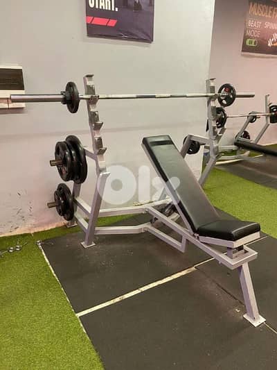 Bench Olympic Adjustable - like new