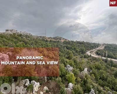 unobstructed sea, mountain view, terrace, Aachqout/عشقوت REF#NF01800