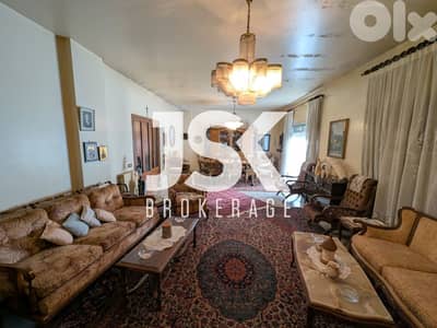 L20935- Bright Apartment with Mountain & Sea View For Sale in Ajaltoun