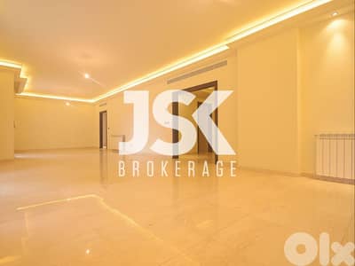 L20938- Spacious Apartment With Backyard Terrace For Sale in Mar Takla