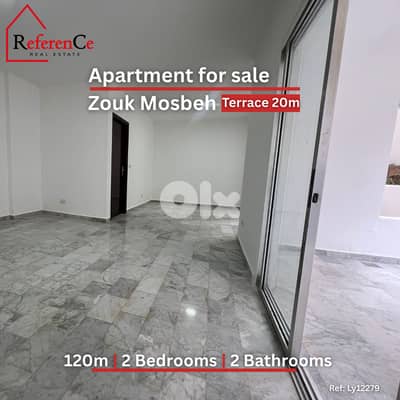 Apartment with terrace in zouk mosbeh شقة مع تراس في زوق مصبح