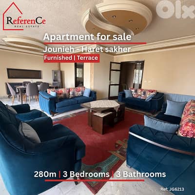 Furnished apartment in jounieh for sale شقة مفروشة في جونية للبيع