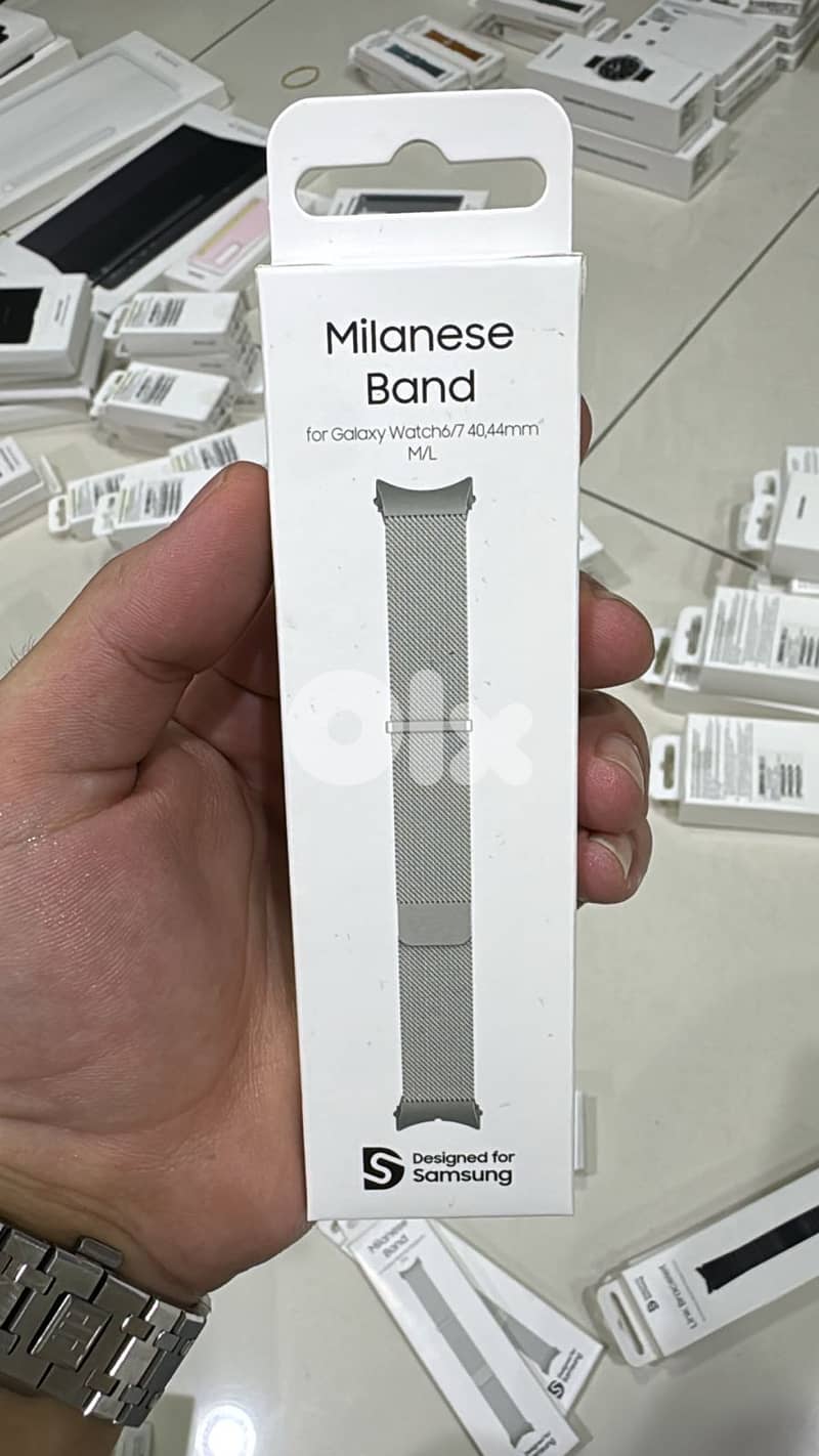 Samsung Milanese Band for Galaxy watch 6/7 40,44mm M/L Silver 1