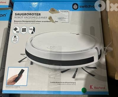 Switch On Robot Vacuum Cleaner