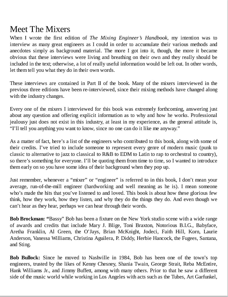 The Mixing Engineer's Handbook 4th Edition by Bobby Owsinski (eBook) 4