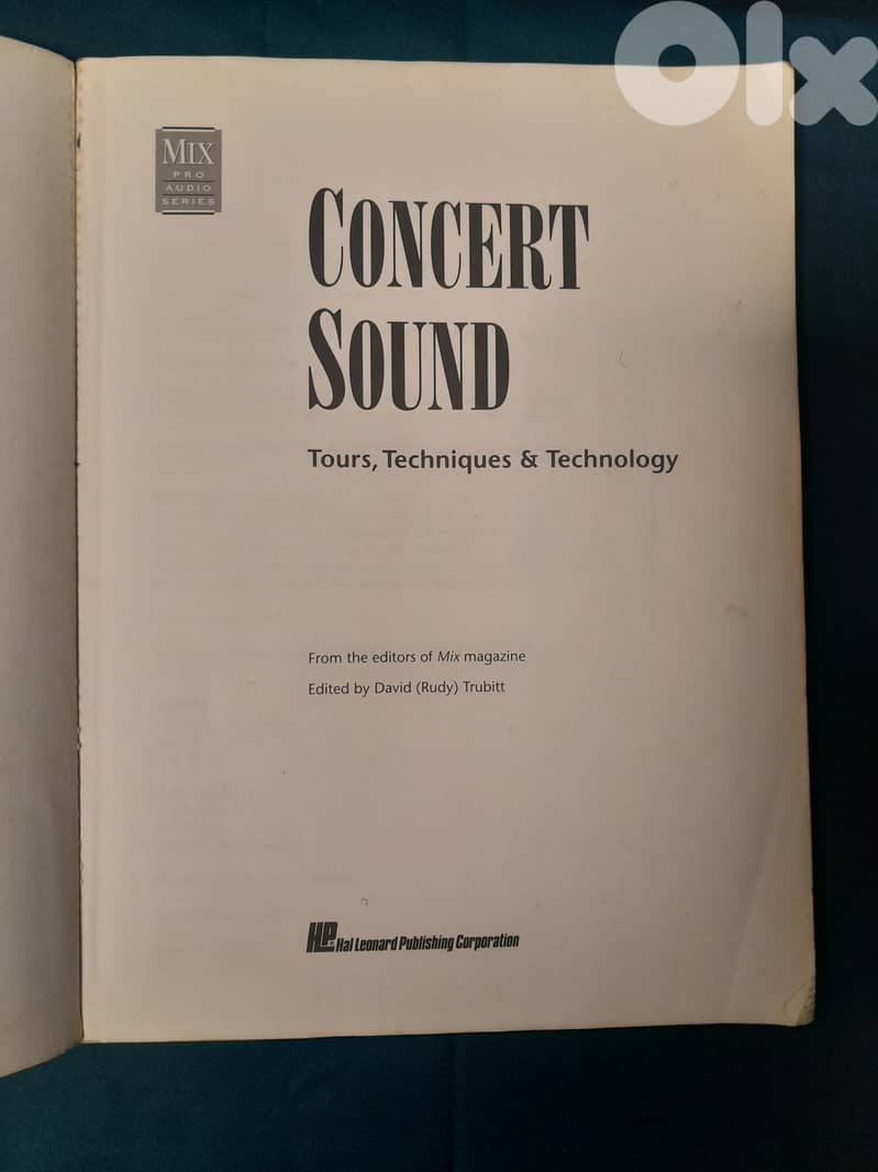 Concert Sound Tours (Book 176 Pages) 3
