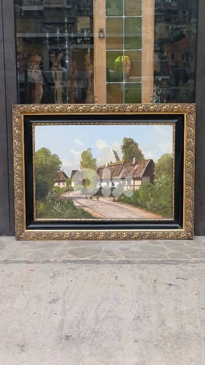 لوحة رسم زيتي اوروبية