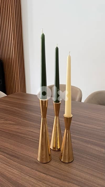 set of 3 canclle holders