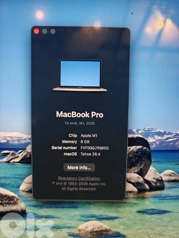 macbook pro M1 8