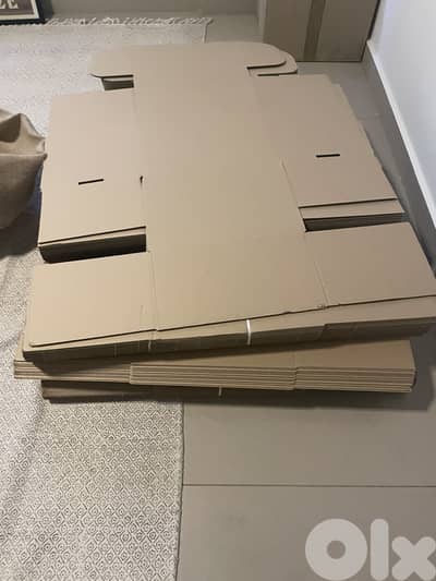 ١٢٠٠ علبة كرتون صالحة لدليفري البضائع