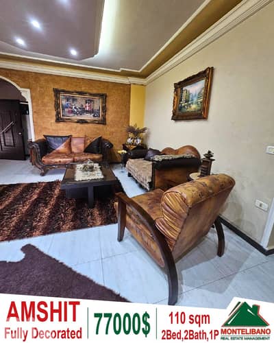 110 sqm Apartment For Sale in Amshit عمشيت