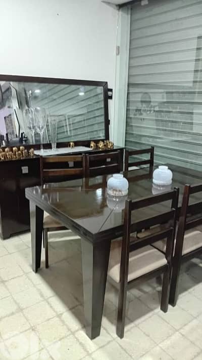 طاولي ٦كراسي كامله