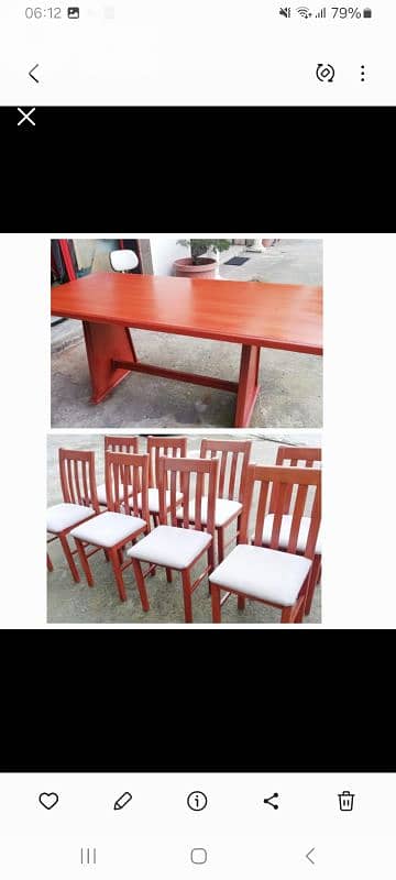 طاولي ٨كراسي  مزرعه يشوع