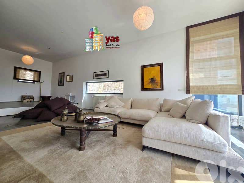 Ouyoun El Siman 160m2 | 120m2 Garden | Triplex Chalet | Gated | DA | 2