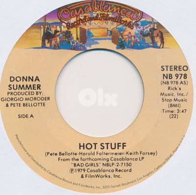 Donna Summer – Hot Stuff ( 7" SINGLE )