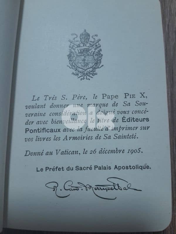 1905 L'IMITATION de JESUS CHRIST FRENCH antique book Numbered 2