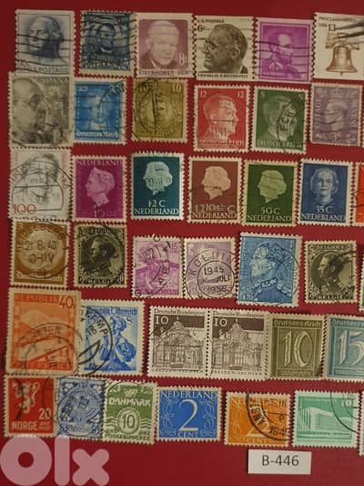 Various countries old 50+ stamps since 1938 Lot# B-446