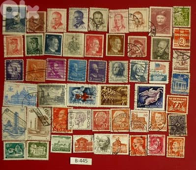 Various countries old 50+ stamps since 1938 Lot# B-445