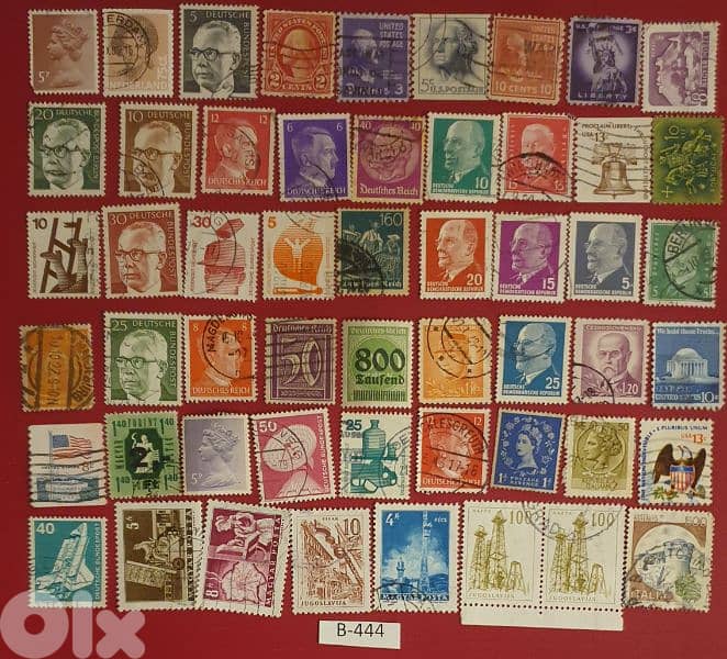 Various countries old 50+ stamps since 1938 Lot# B-444 2