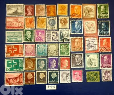 Various countries old 47 stamps since 1938 Lot# B-440