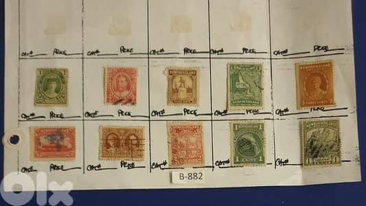 Canada Newfoundland 1898-1928 rare 10 stamps Lot# B-882